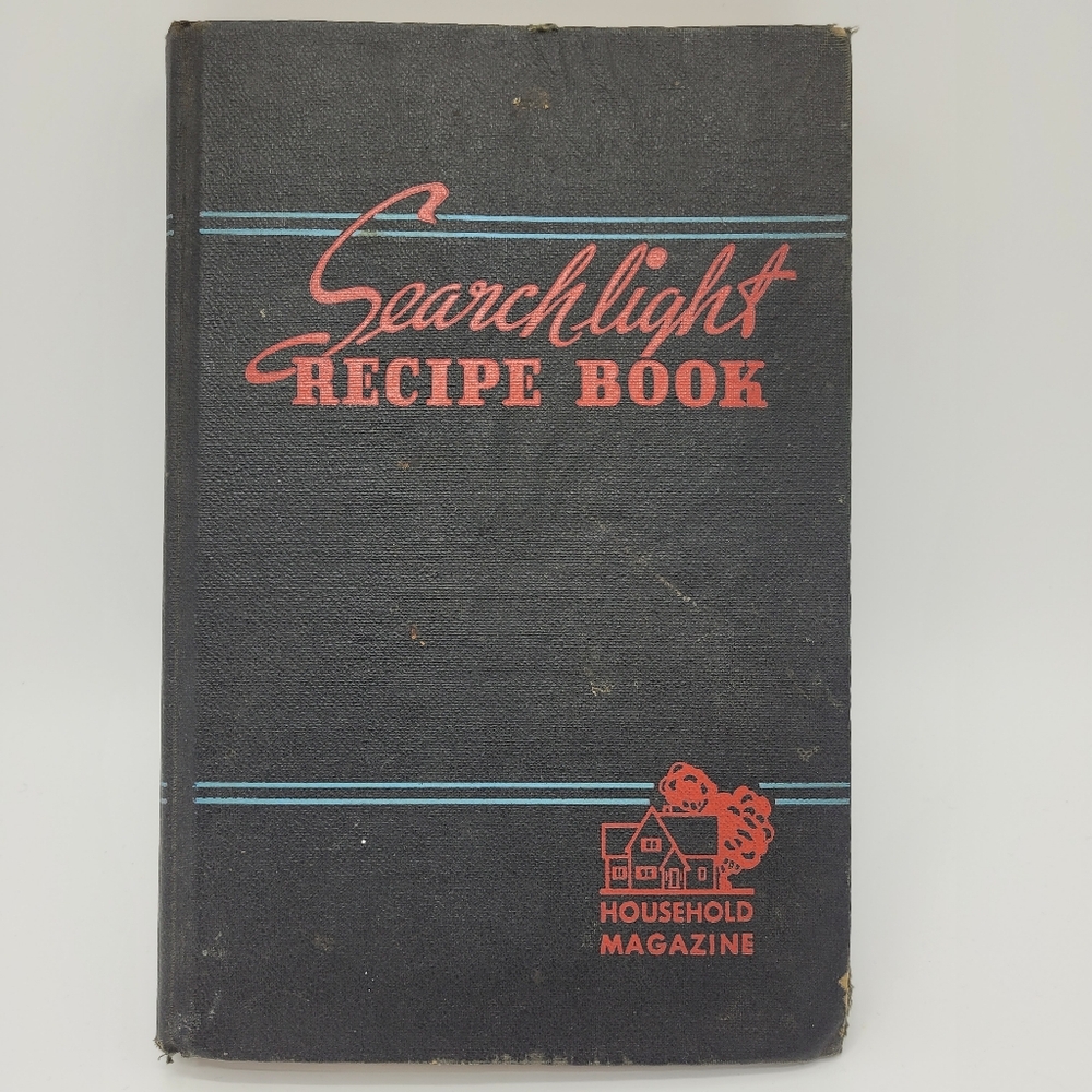 Searchlight Recipe Book by Household Magazine 1945 Print Vintage Retro Ephemera